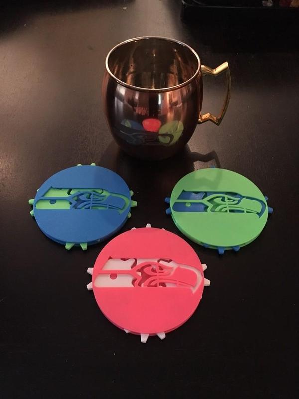 Seahawks Gear Coaster