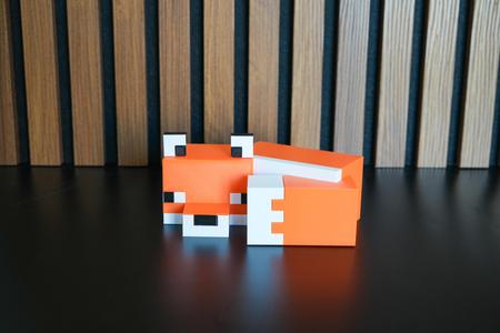 Minecraft Fox recumbent - Free Download
