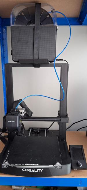Ender 3 V3 SE Filament Dryer Holder.stl