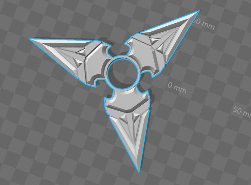 Genji star fidget spinner