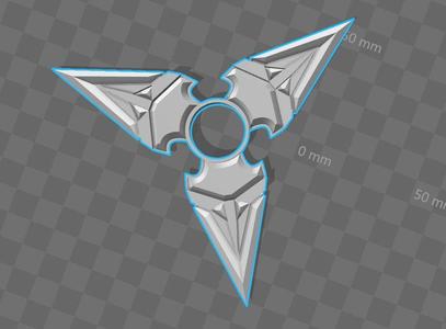 Genji star fidget spinner