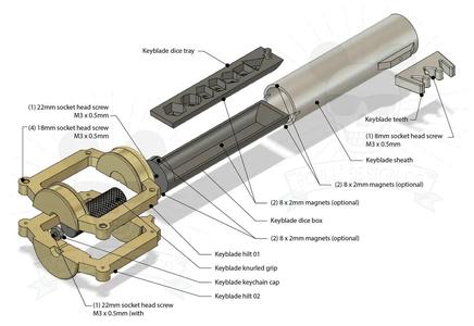 Keyblade Dice Saber   