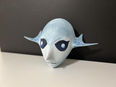 Zora Transformation Masks from The Legend of Zelda Majora's Mask