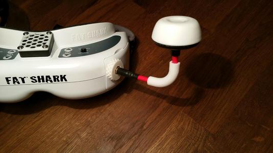 FPV Goggle antenna elbows