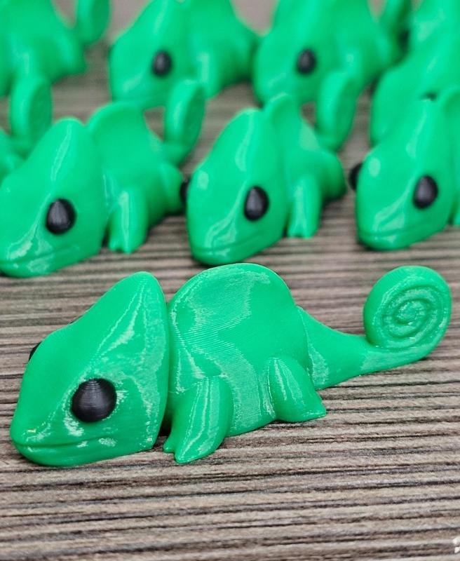 MiniMonster#4 Baby Chameleon Articulated Flexi