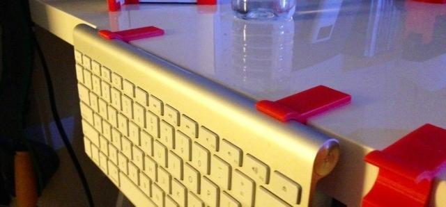 Apple Wireless Keyboard and Trackpad Caddy Clips