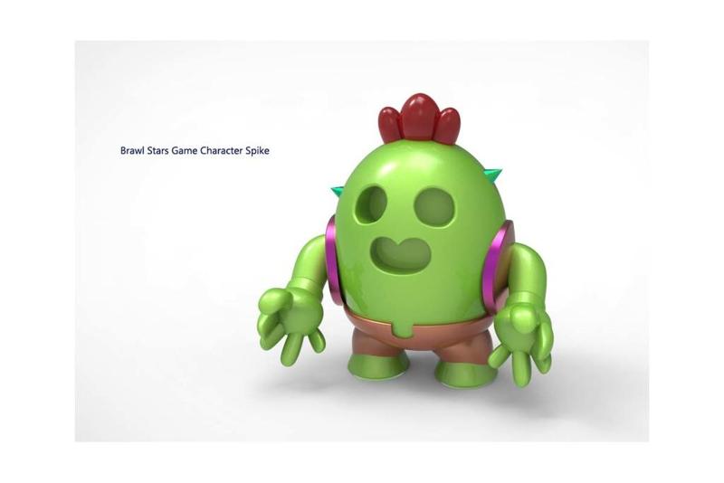 Brawl Stars Game Character Spike Toy