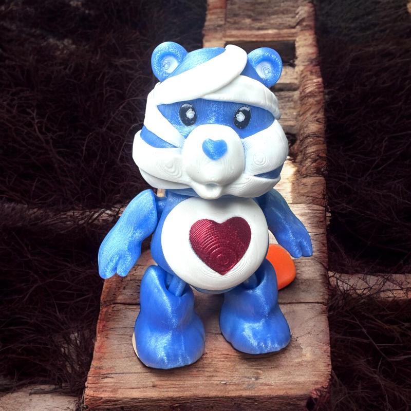 Halloween Care Bears, Mummy, Print in Place, Monsters, Trick or Treat, Flexi, Flexible, Articulating