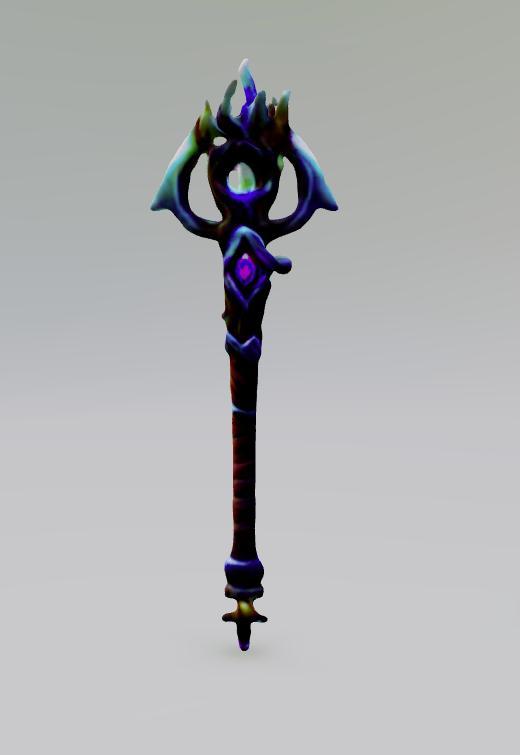 A necromancer staff