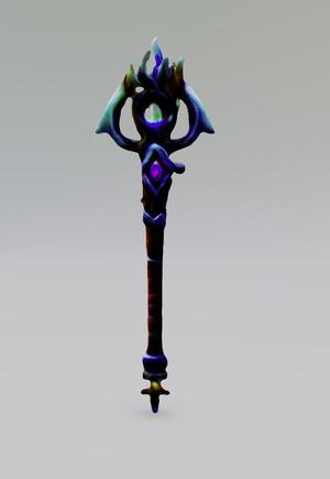 A necromancer staff
