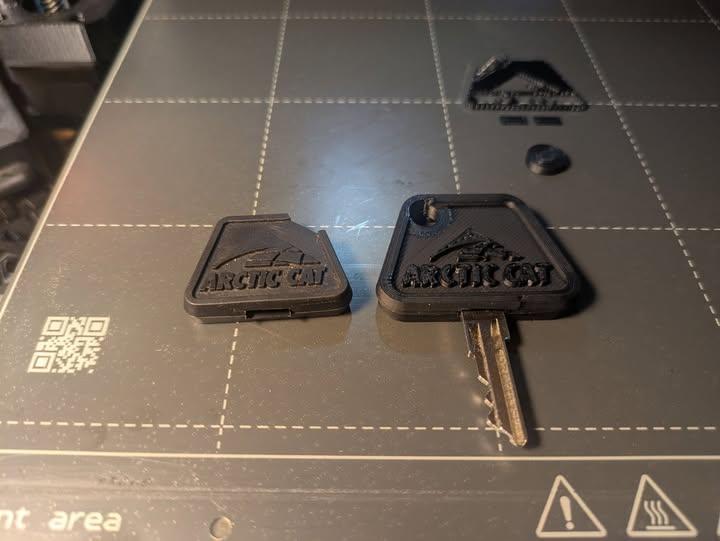 New Rubber on Arctic Cat Key by Pausing Print