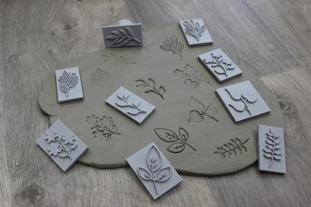 Magnetic pottery stamps / magnetická razítka na keramiku