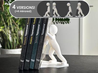 Book End Holder 3D Figure