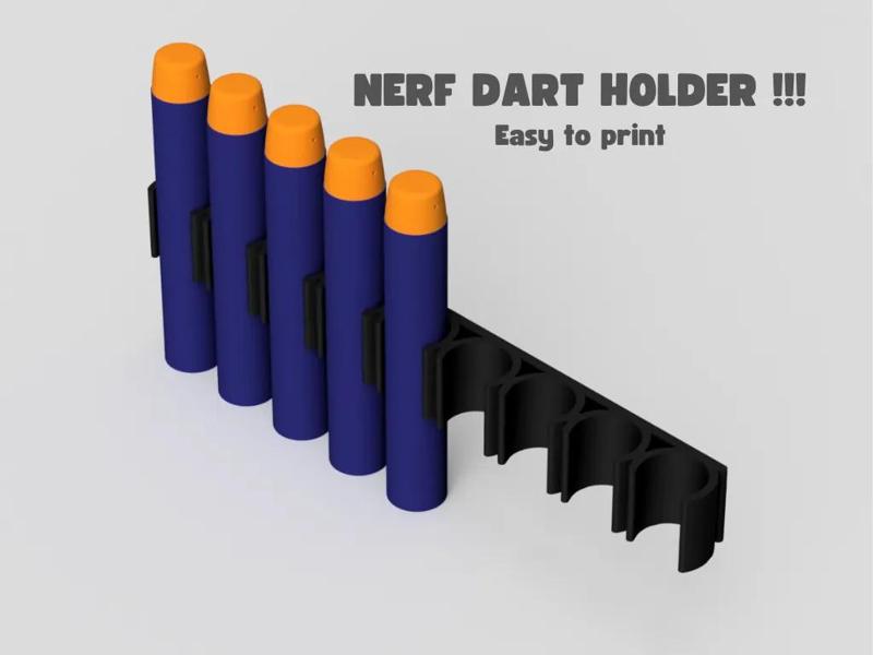 Nerf dart holder WORKING!   
