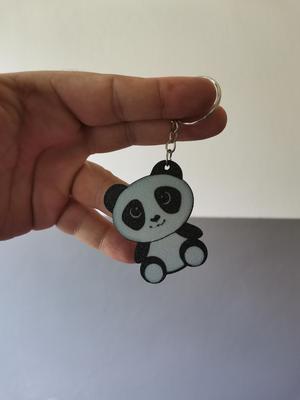 Panda multicolor keychain