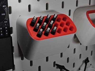 1s Lipo Batteries Holder for SMACKMAX Skadis Pockets / Bins / Tool holder