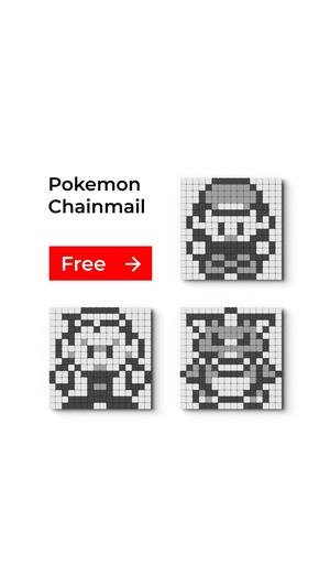 Pixel Chainmail - Pokemon Collection