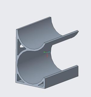 Bottle holder - 2 bottles - fridge accesory