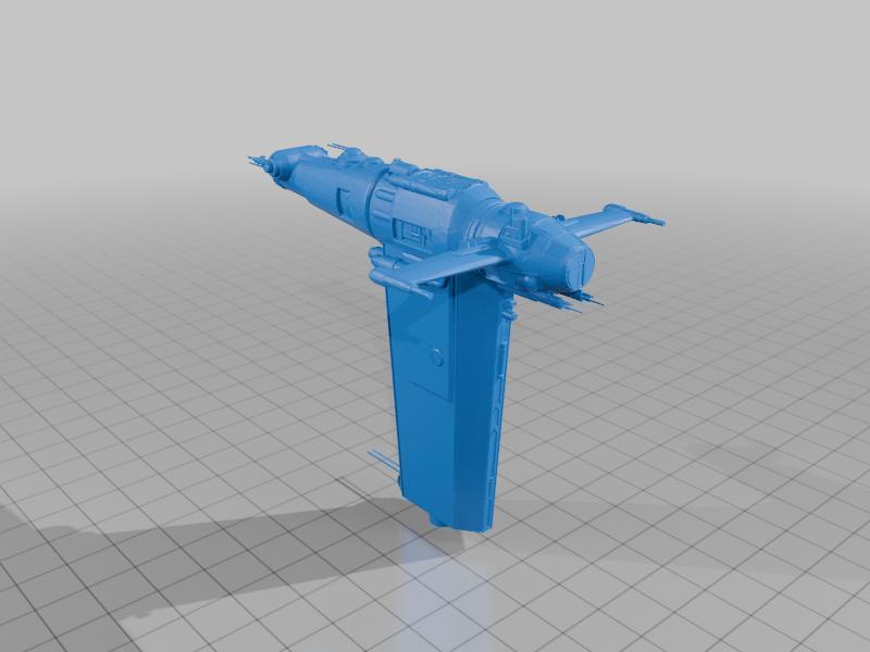 Resistance Bomber - Starfortress Scaled for x-wing miniatures 
