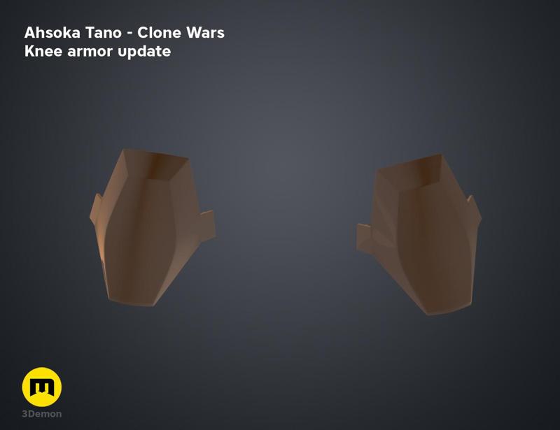 Ahsoka Tano - Clone Wars Lower Leg Armor