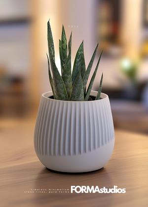 Planter with drip tray - FORMAstudios P013