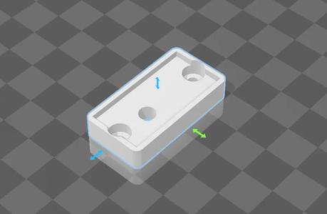 Din Rail Mount for the Orbitool 2O USB Adapter Board - R3NG   