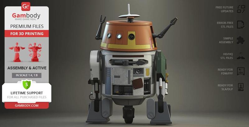 Chopper 3D Printing Model | Assembly