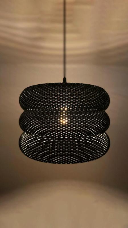 Mara Pendant Lamp - The RippleMesh Lampshade
