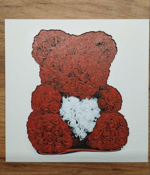 Teddy bear of roses - hueforge
