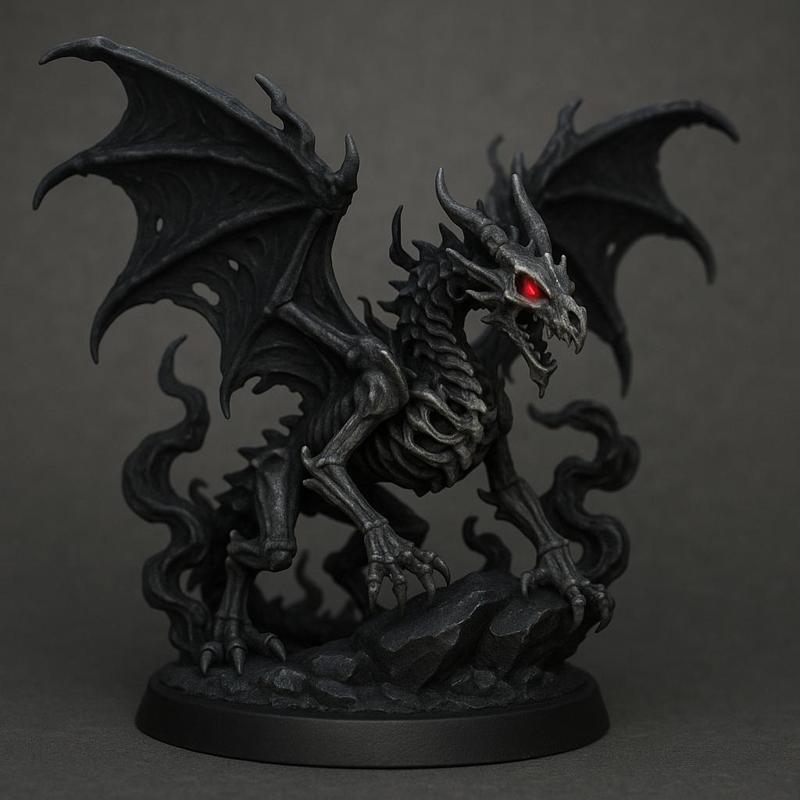 Skeleton Dragon Miniature