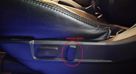 Driver seat adjustment knob - Mitsubish Outlander 2010