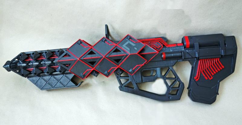 Outbreak Prime pulse rifle prop from Destiny 3d printable model