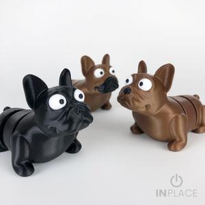 Cute French Bulldog articulated