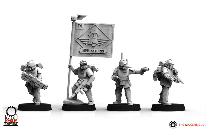 Universal Guard - Shock Command Squad
