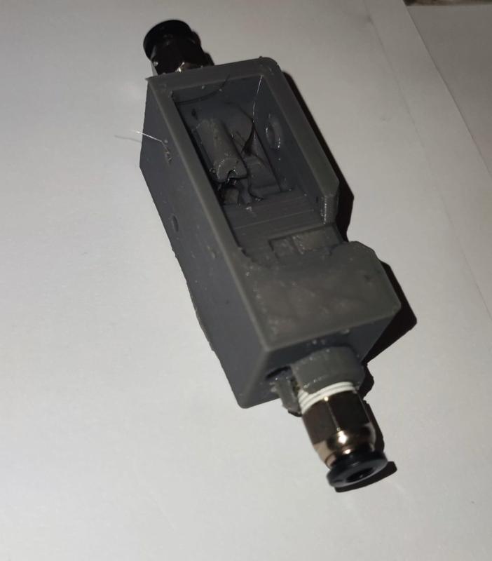 Inline filament diameter sensor using hall effect sensor -remix of infidel model from @MadeWithLayers
