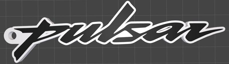 Pulsar keychain
