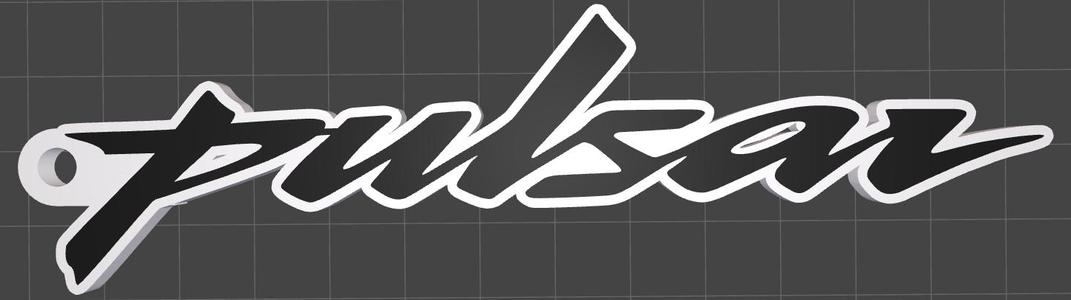 Pulsar keychain