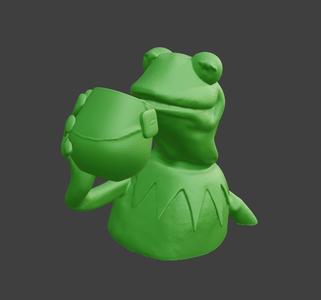Kermit Sipping Tea -remixed without the hand