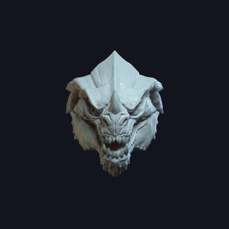 Garnon v4 Action Figure Head
