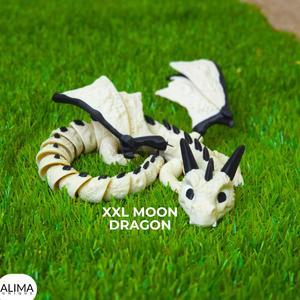 XXL Moon Dragon with flexible Wings / Articulated Fidget Toy
