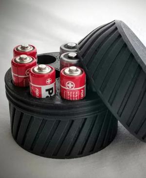 Battery Storage Container (AA and AAA Sizes)