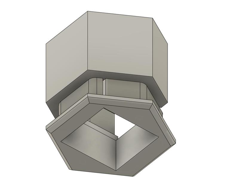 Voron Skirt Keystone for USB/Ethernet