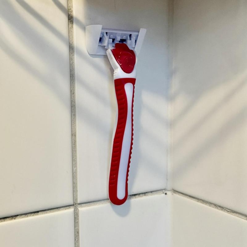 Razor holder wall mount simple and modern for shower bathroom