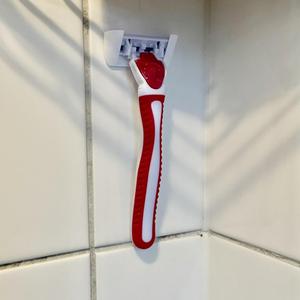 Razor holder wall mount simple and modern for shower bathroom