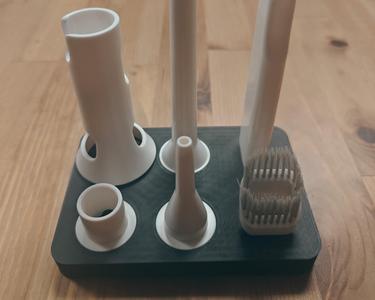 Tescoma ProfiMate cordless vacuum attachments stand