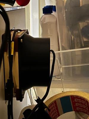 120mm fan shroud to 100mm tube adapter