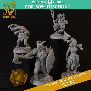 RPG - DnD Hero Characters - Titans of Adventure Set 2