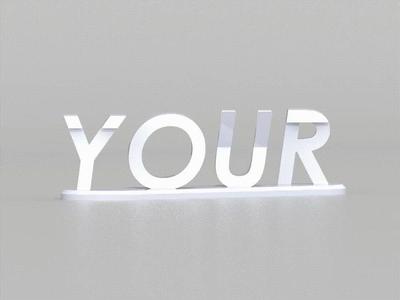 Your Custom Text Illusion