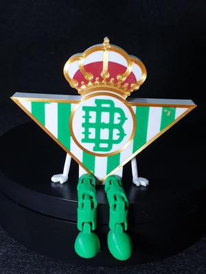 Real Betis Balompie shield with flexi legs