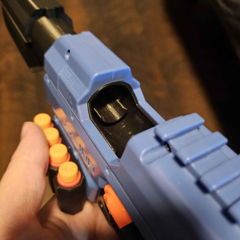 Extended Knockout Barrel with Dart Shelf and Rifling